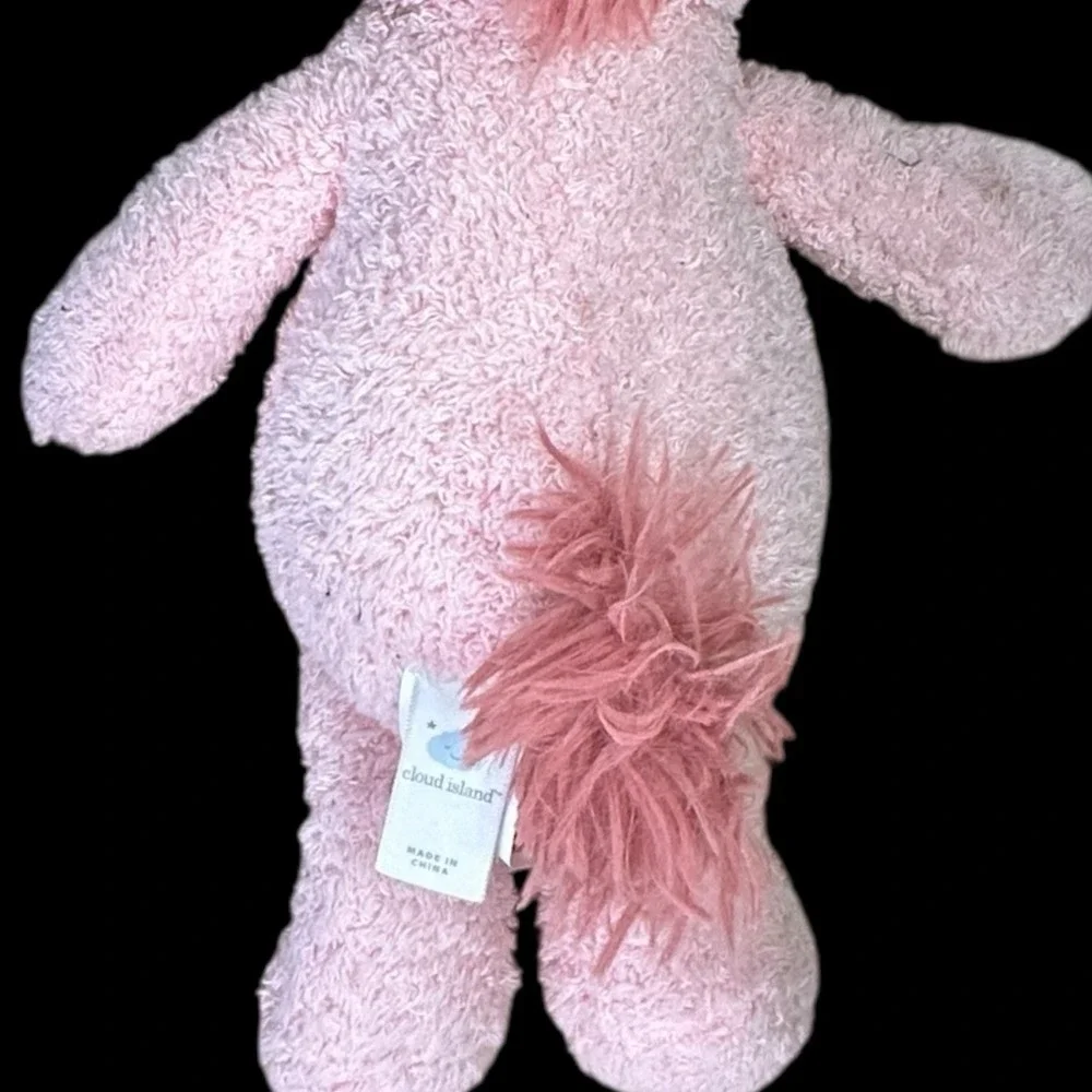 Cloud Island‎ Pink Peach Unicorn Plush Stuffed Animal 2023